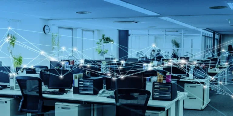 An office covered with mesh Wi-Fi