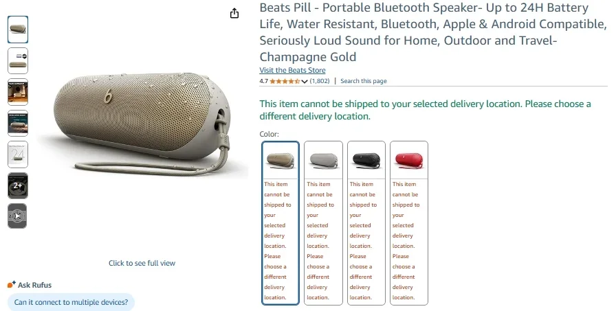 Портативная Bluetooth-колонка Beats Pill