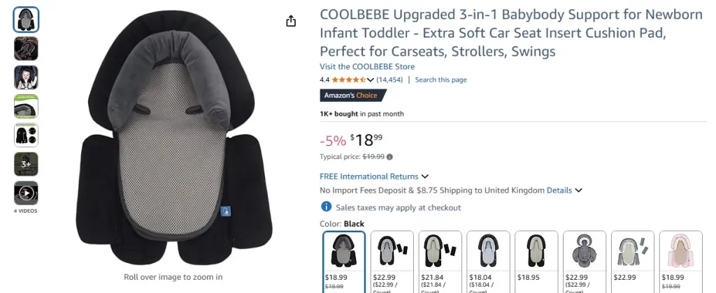 COOLBEBE Модернизированная система поддержки малыша 3-в-1