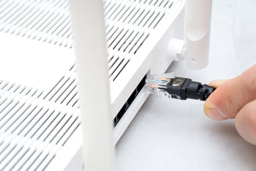 Connecting the mesh Wi-Fi router to the modem