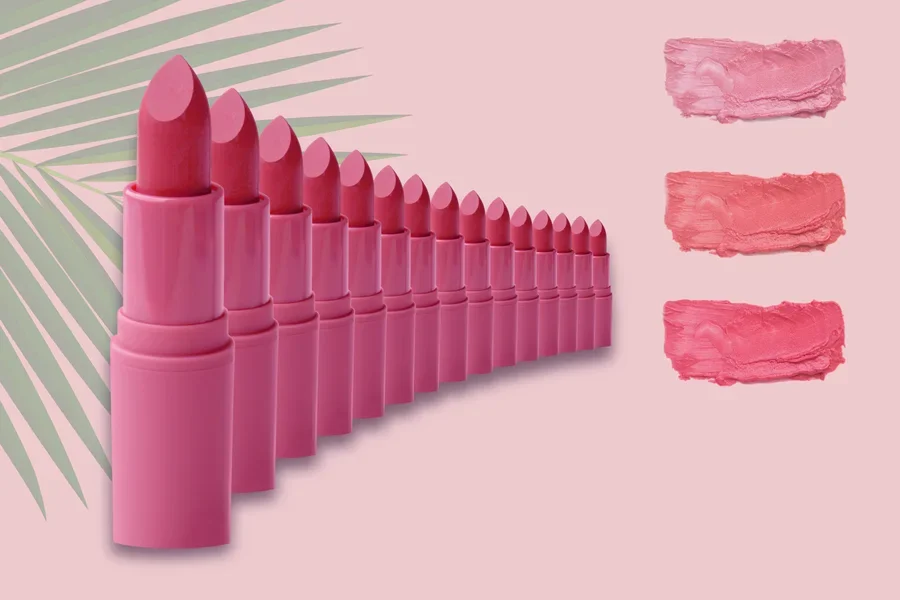 Différentes nuances de repulpeurs de lèvres