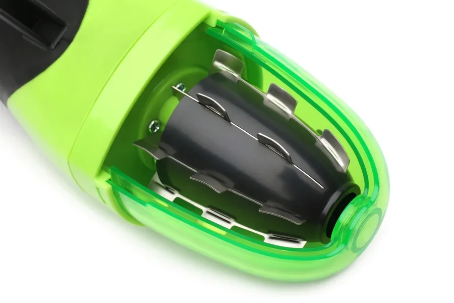 Electric fish scaler on white background