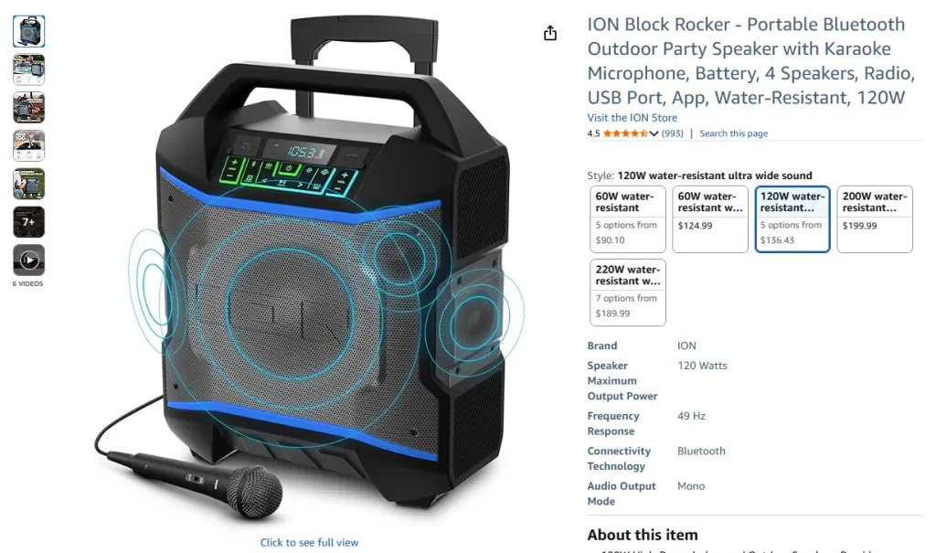 Balancín de bloque ION