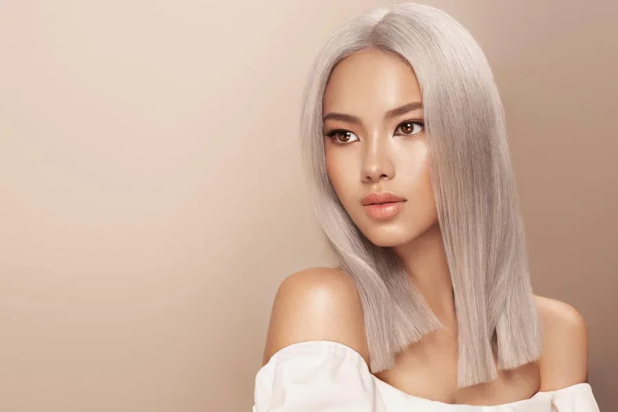 Волосы цвета ледяного блонда