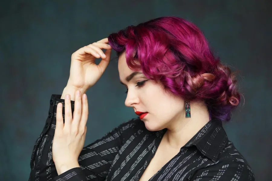 Пурпурные волосы