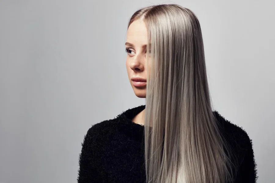 Pilzblondes Haar