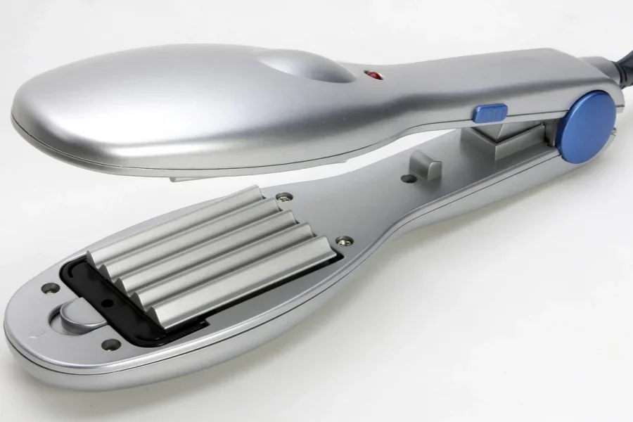 Rizador de ondas de titanio con placas de peinado de ondas profundas