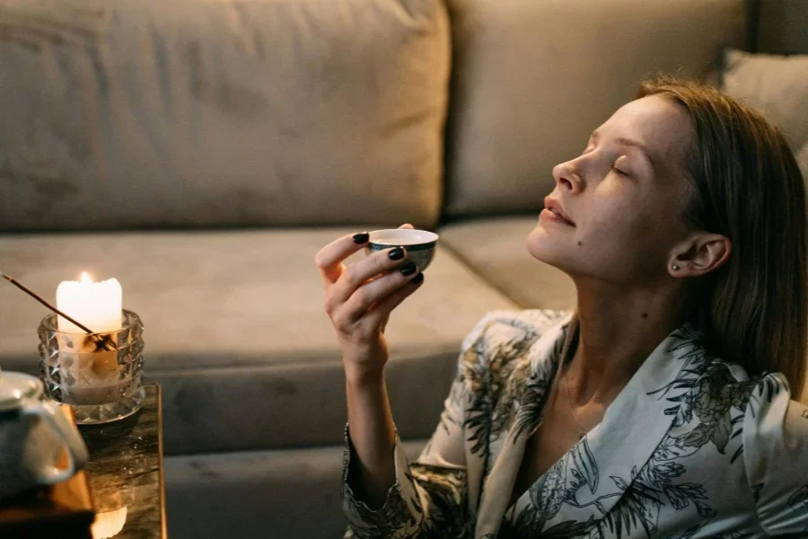 Woman Cup Relaxation