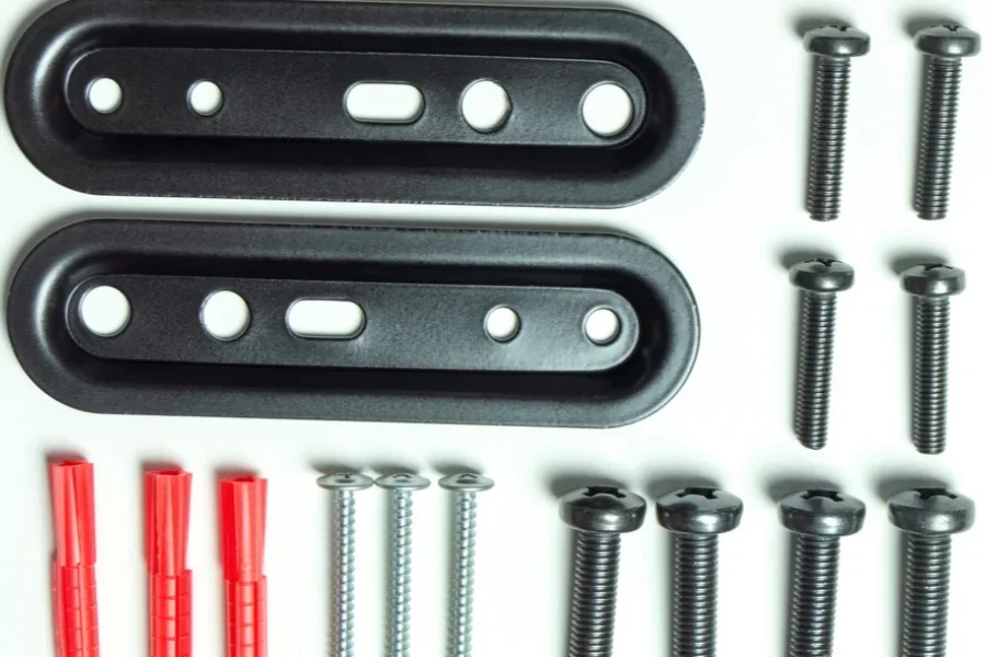 Matériel de montage essentiel pour l'installation d'un support mural PS5