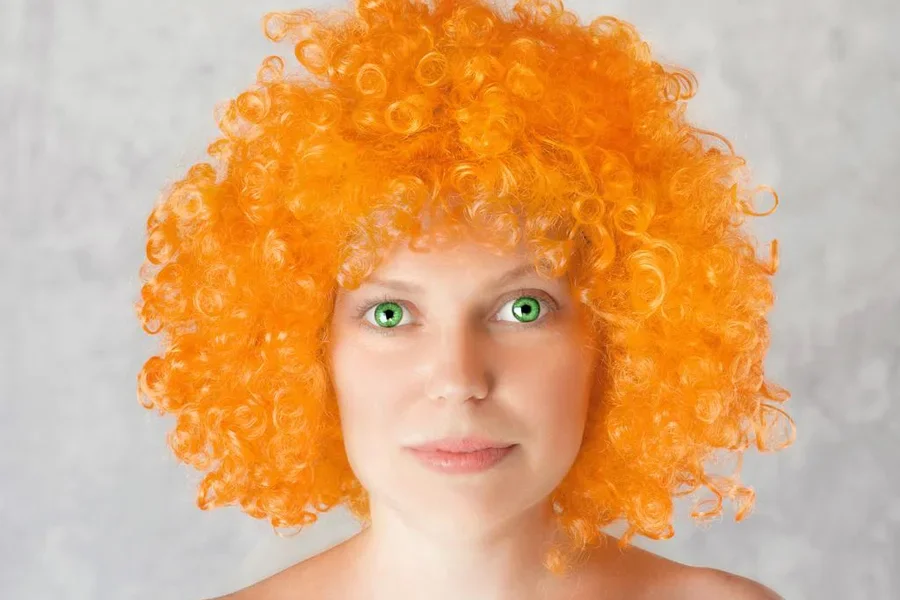 оранжевые парики
