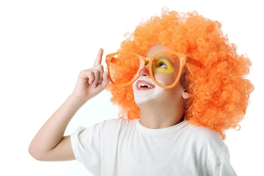 оранжевые парики