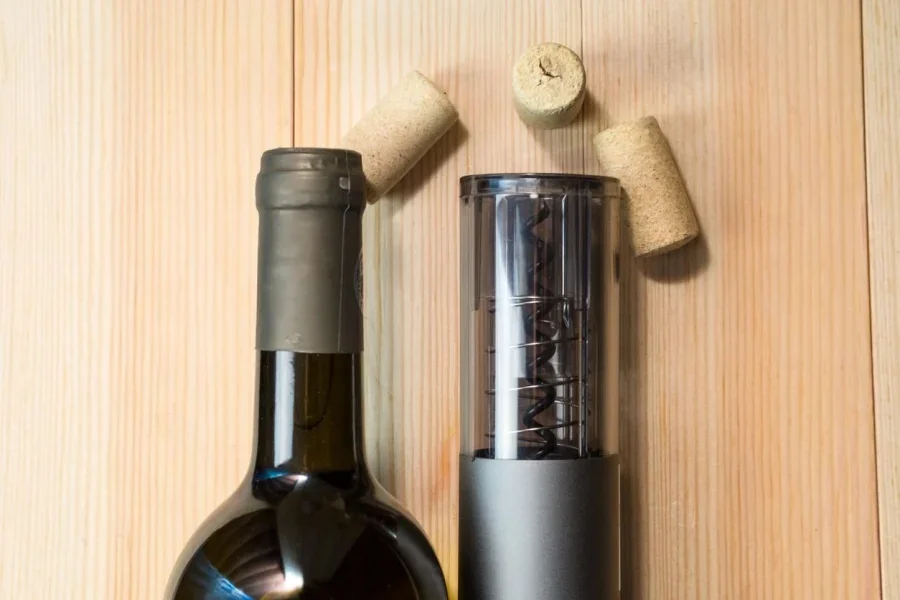 Device for Automatic Opening of Wine Bottles