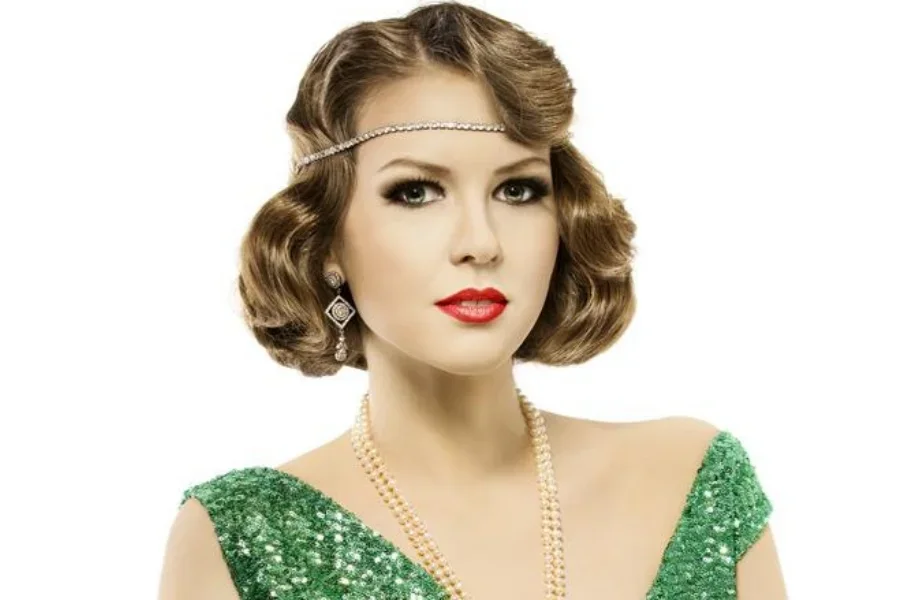 Elegant Vintage Style Woman