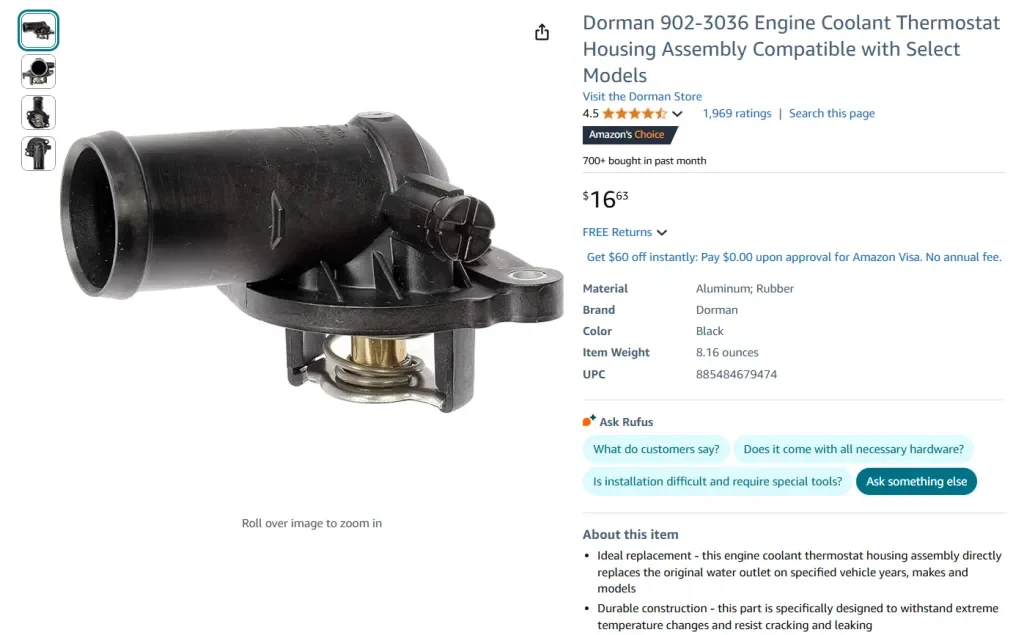 Termostatos do motor