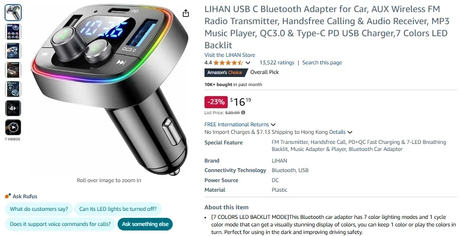 LIHAN Bluetooth Car Kit
