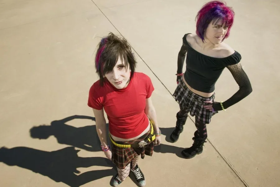 Punk Girls on Concrete