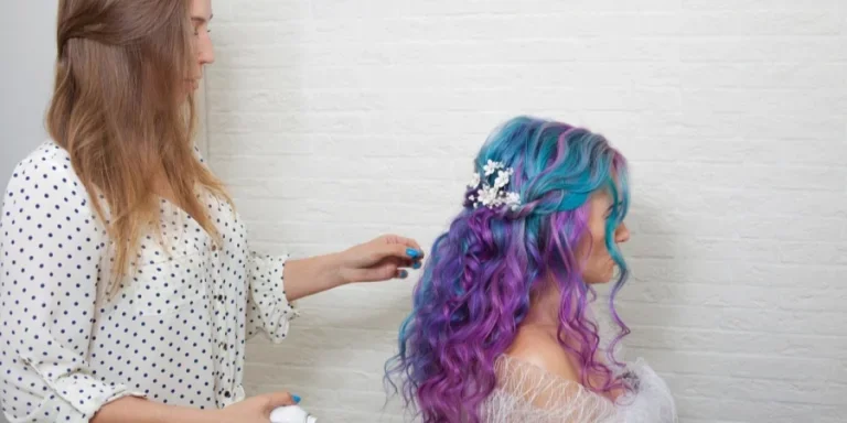 Разделение волос по цвету