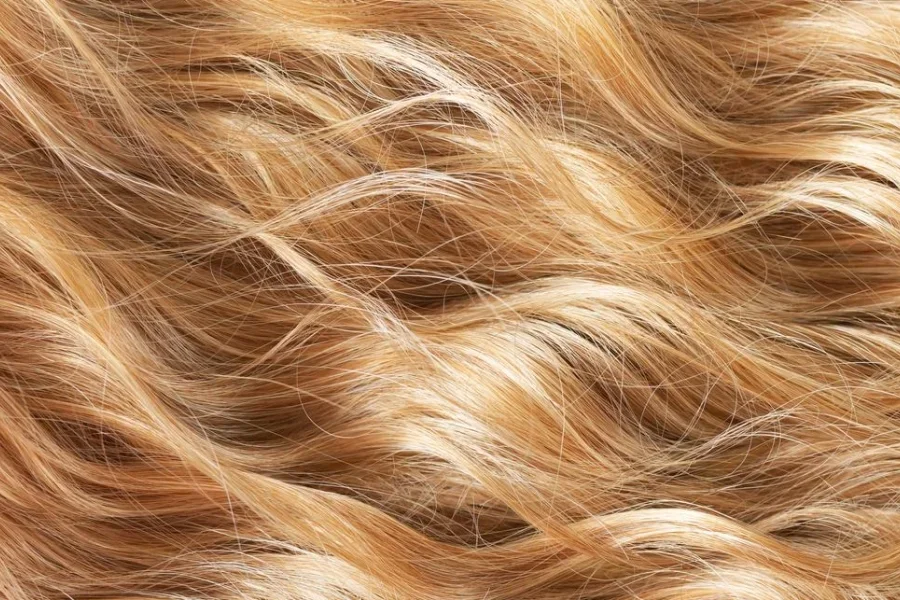 Texture Blond Wavy Haircut