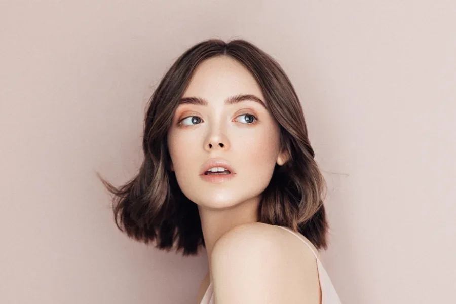 Woman with Beautiful Hair