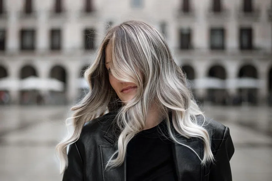Woman with Bleached Hair