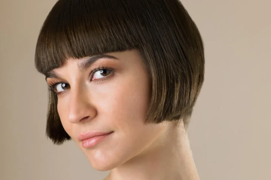Woman with a Bob Hairstyle