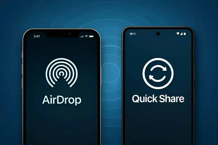 Imagem em destaque: O Quick Share do Android finalmente se integra ao AirDrop — a partir do Pixel 10