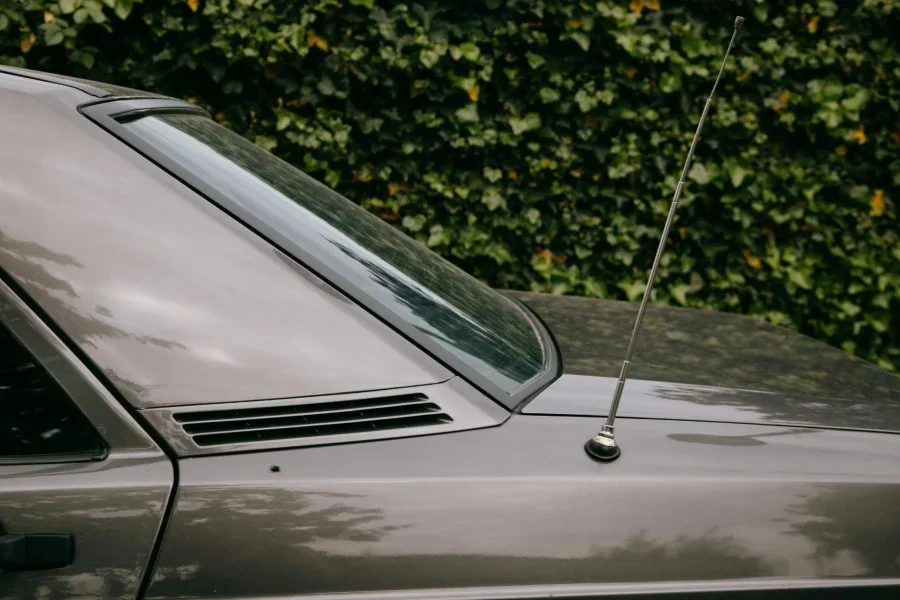 Antenna on car
