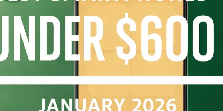 Gambar unggulan untuk Smartphone Terbaik di Bawah $600 – Januari 2026