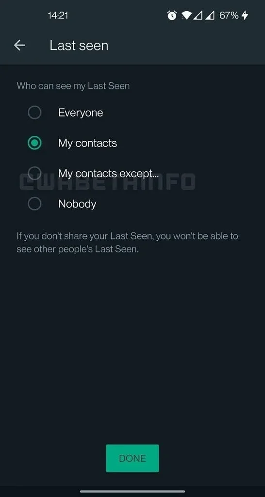 whatsapp last seen visibility setting screenshot 546x1024 1